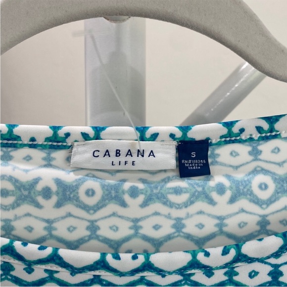 CABANA LIFE ARUBA BLUES SHIFT DRESS NWOT - Picture 2 of 13